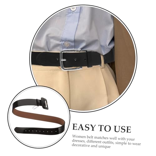 Beaupretty Vintage PU Wide Waist Belt for Women Dress Retro Decorative Cinch Belt with Dragon Design Adjustable Accessory for Jeans and Coats Stylish Unisex Waistband3