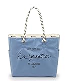 ML 2 WAY TOTE /1435/2ウェイスレートブルー/パールシャイン