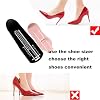 2 Pack Shoe Sizer Foot Measurement Device for Kids & Adults(black and pink)