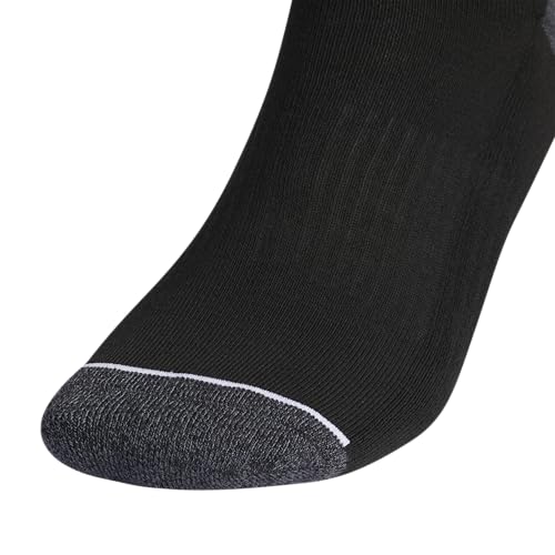 adidas mens 3-stripe High Quarter Socks With Arch Compression (3-pair)4
