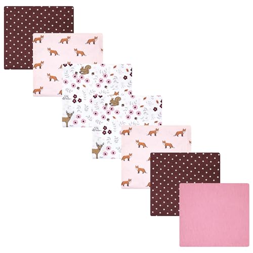 Image of Luvable Friends Little Treasure Flannel Receiving Blankets 7pk