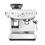 Breville the Barista Express Impress Espresso Machine, BES876SST, Sea Salt