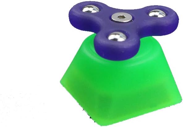 MXMYFZ Resin Keycap, Gaming Keycap Rotatable Gyro Keycap Personalized Starry Sky Mechanical Keyboard Keycap, Meet OEM Size Creative Keycap,blue