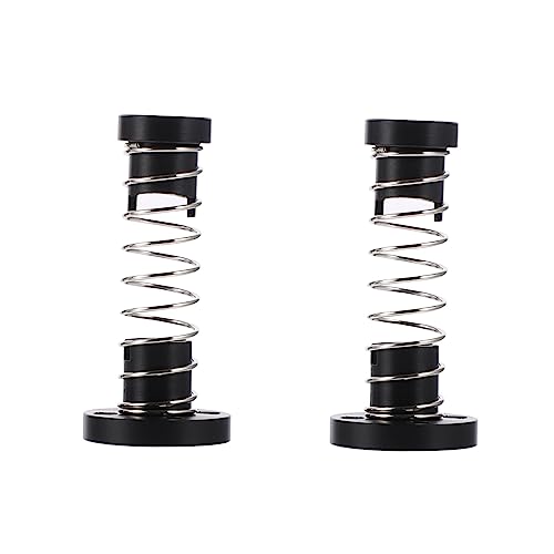 MUCKLILY Replacement 3D Printer Nuts T8 Lead Screw Nut Pom Anti-Backlash Elimination Gap 2mm Lead Stainless Steel