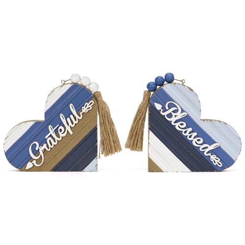 Valery Madelyn Valentines Day Decorations, Rustic Wooden Sign for Home,