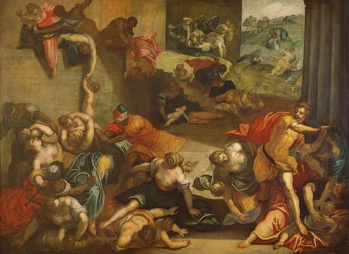 Tableau Jacopo Robusti Tintoretto pour mur vide salon 60x90