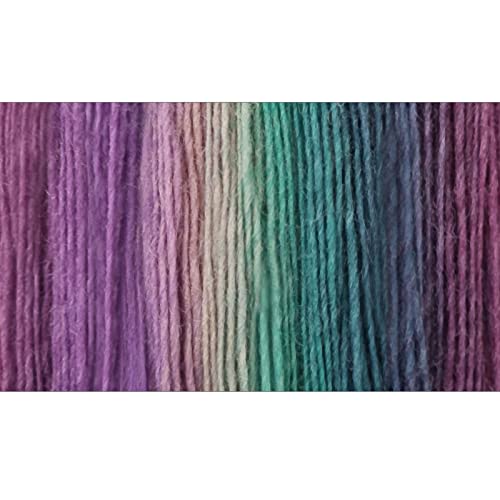 Image of NICEEC 3 Skeins 100% Wool Rainbow Yarn Soft Gradient, Self-Striping, Colorful Single Ply Yarn for Crochet & Knitting - 5#