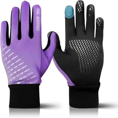 LOVMEAD Winter Handschuhe Kinder Fahrrad Jungen Mädchen Touchscreen Winterhandschuhe rutschfest Winddicht Fahrradhandschuhe für Radfahren Laufen Fußball Skifahren Wintersport Outdo