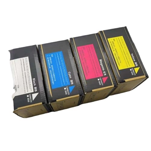KFJHTWG Cartucho de tóner CMYK 4K 3K Compatible para impresoras de la Serie CX310 CX510(Cyan 3K)