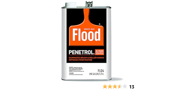Amazon.com: 1 gal Flood FLD4 Penetrol Oil-Based Exterior Paint Additive :  Tools & Home Improvement