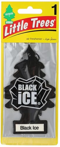 Image of Little Trees - MTR0004 Hanging Car and Home Air Freshener, Black Ice, 1 (Pack of 2)
