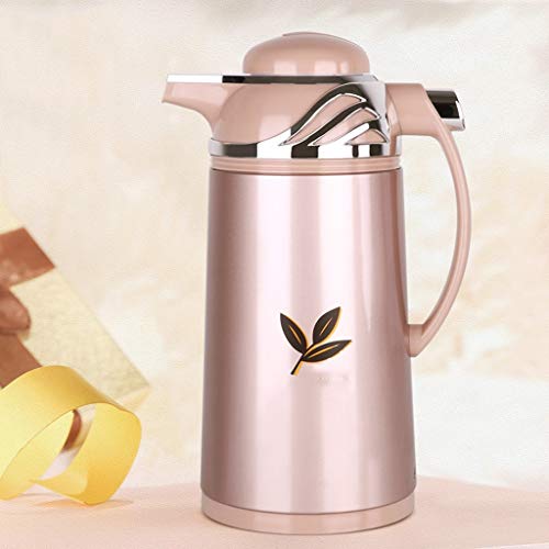 Thermische Karaffen, Roestvrijstalen isolatie pot isolatie pot koffie en thee incubator theepot drinkfles (roze) (Size… - Image 6