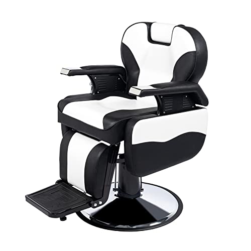 OmySalon All Purpose Hydraulic Barber Chair Recline 360 Degree Swivel