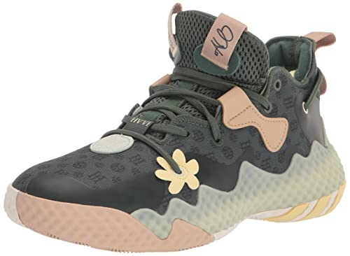 adidas Harden Vol. 6 Basketball Shoe Big Kid Green Oxide