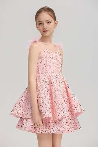 Short Sequin Homecoming Dresses for Teens Sparkle Mini Tiered HOCO Evening Party Cocktail Gown2