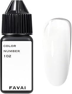 FAVAI HOT 102,Airbrush Gel Nail Polish,No Dilution,Acetone-Free,15ml,French Manicure,Ombre Nail Art,DIY,Salon Quality Nail Supplies,Perfect Gifts for Girls & Women