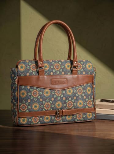Image of Stylish Tote Bags for Office Use | Laptop Bag 15.6 inch | Purse for Women | Vegan Leather Handbag | Daily & Travel Use |