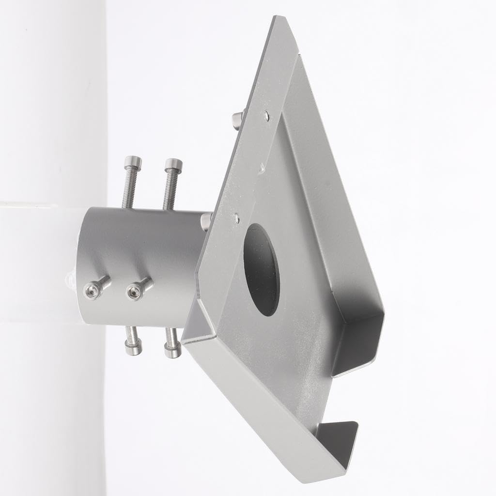 Support de Montage Adaptateur pour Tuyau Accessoire Montage Antenne Kit Support sur Toit Inclinaison et Rotation Complète Aluminium Robuste