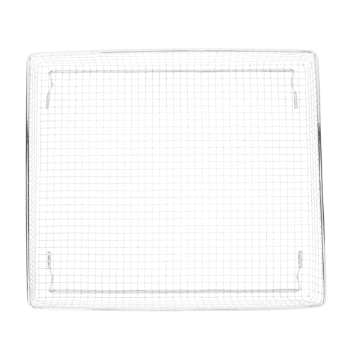 ERINGOGO Rejilla de Enfriamiento de Acero Inoxidable Antiadherente para Freidora de Aire Cesta Ventilada para Hornear y Enfriar Bizcochos Galletas y Pan