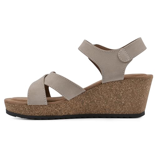 WHITE MOUNTAIN Women's Prezo Wedge Sandal4