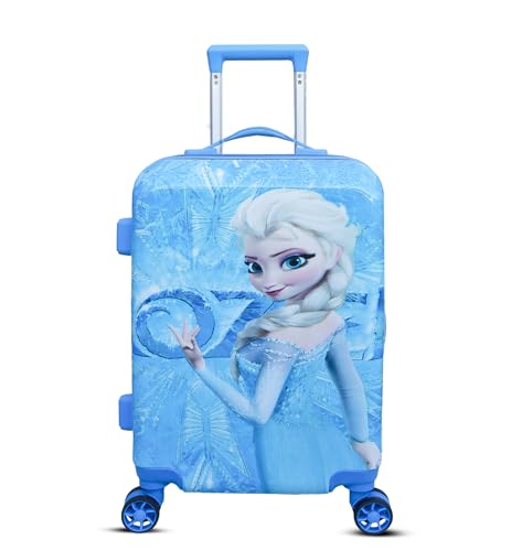 Image of ADSON Abs Kids Trolley 360 Rotating Luggage 360 Degree Wheels Non-Breakable 16 Inch Kids Hardsided Suitcase with 4 Wheels, 360 Degree Wheel Travel Trolley Bag (S Design 5)