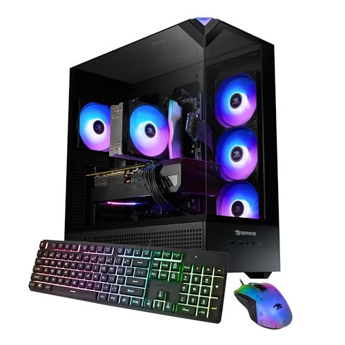 Image of iBUYPOWER Element Gaming PC Desktop Computer Intel Core Ultra 5 225F CPU, NVIDIA RTX 5060Ti 8GB GPU, 16GB DDR5 RGB 5200MHz RAM, 1TB NVMe SSD, Windows 11 Home, Gamer Keyboard and Mouse - EBI5N56T03