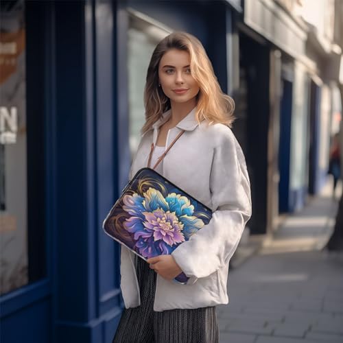 Funda Boho Mandala Lotus para laptops 13-14 pulg miniatura 7