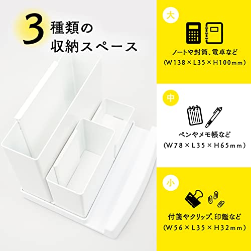 カール事務器 デスクオーガナイザー TS-003-W