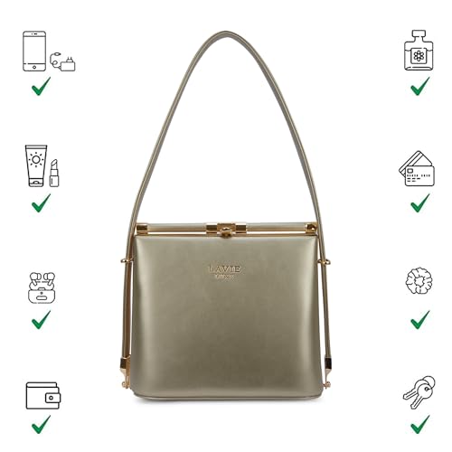 Image of Lavie Luxe Women's Glare Satchel Bag | Satchel Handbag for Work | Ladies Purse | Stylish Shoulder Bag | Gift for Women