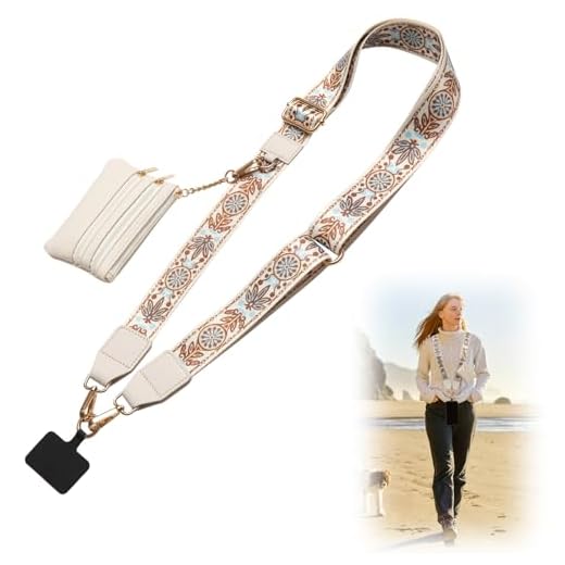 Cell Phone Lanyard Crossbody with Wallet, Versatile Clip and Go Phone Strap