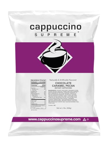 Cappuccino Supreme 2 lb bag Chocolate Caramel Pecan Instant Cappuccino