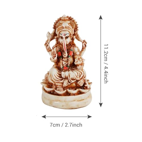 Figura Ganesh de Resina 4.4 pulgadas miniatura 4