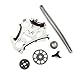 Kessocco 1set Timing Chain Kit - Oil Pump Guide Chain Gear Replacement for BMW 528 530 X3 X4 X5 2.5L 3.0L N51 N52 N54 N55 OE# 11317523884 11417516128 11417519870 11417552899