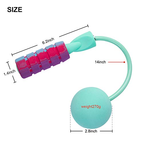 Leadways Cordless Jump Rope For Fitness, Tangle-Free Ball Bearing Skipping Rope Weighted Jumping Ropes With Memory Foam Handles For Exercises Men, Women And Kids… #TOP5