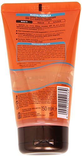 Bilboa Invisible Gel Solare, SPF 10 - 150 ml