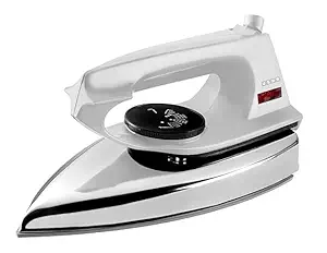 M.K. Electronics. 1350W Light Weight Steam Iron Press for Clothes | Non Stick Coated Soleplate