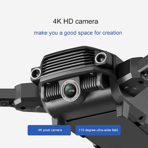 HaiMa Ls11 2.4Ghz Foldable Wi-Fi Fpv Rc Quadcopter Drone Con Modalità Di Attesa Della Fotocamera 4K Hd - 4K Con Borsa