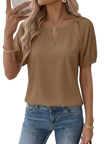 EVALESS Women's Dressy Casual Summer Tops Blouses 2026 Trendy Cute