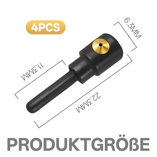 Scheibenwischerwaschdüse Heckscheibenwischer Waschdüse Kompatibel mit VW Golf Audi Seat, Waschdüse 3B9955985A, Universal Spritzdüsen, Windschutzscheibe Waschdüsen, Auto Sprühdüse Zubehör (4er Set)