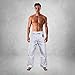 FUJI Sports Brazilian Jiu-Jitsu Gi Pants – Adult BJJ Pants, Flat Drawstring, Reinforced Cotton, For Training & Competition, White, Size, A2