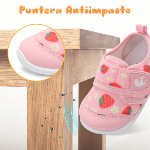 Image of FEETCITY Baby First Walking Shoes Boys Girls Infant Crib Shoes Breathable