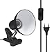 Produktbild Klarlight E27 Klemmleuchte Tischlampe Lampenfassung mit EU-Stecker und Schalter Edison Schraube Schreibtischlampe Klemmbar Lampensockel 270° Drehbar Flexibel AC 85-265V (Schwarz, Ohne Birne)