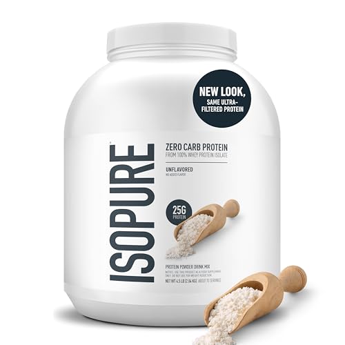 Image of Zero Carb 100% Whey Protein Isolate - Unflavored (4.5 Lbs. /70 Servings)