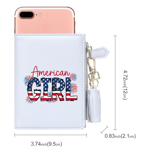 Personalized 4th of July Memorial Day,Independence Day Personalized Lady Wallet,Holiday Commemorative Gift for Family and Friend 1142l2