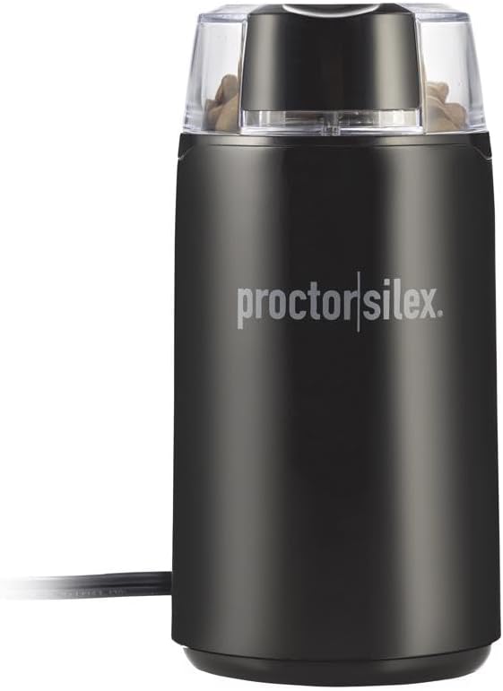 Hamilton Beach 6086367 Proctor Silex Black Plastic & Steel 12 Cups Coffee & Spice Grinder - Pack of 4