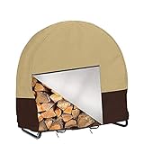 brennholzsäcke 💎 【Dauerhaftes Material】: Nichts, und widersteht Verwitterung! 210d High-Density Nylon-Oxford-Tuch & Pu. Unsere Brennholz-Rack-Cover verwendet die besten Materialien, ein starkes dauerhaftes Oxford-Material und super wasserdichtes Beschichtungsmaterial des Stoffes mit hoher Nähdichte und starker Reißfestigkeit. Dauerhaft und haben eine lange Lebensdauer.