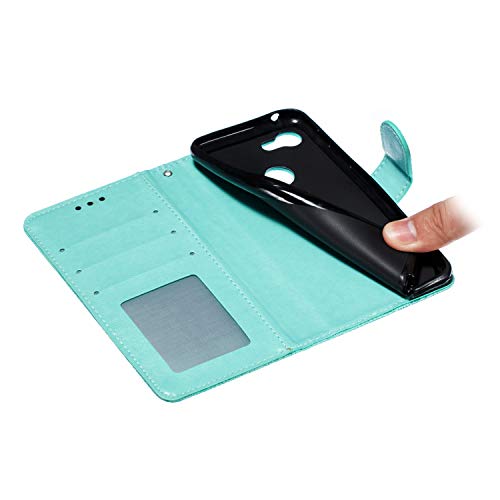 Leather Wallet Case For Google Pixel 3, Flip Case Leather With Kickstand,Folio Magnetic Closure Protective Cover With Card Slots For Google Pixel3 - Deeb020857 Green #TOP7