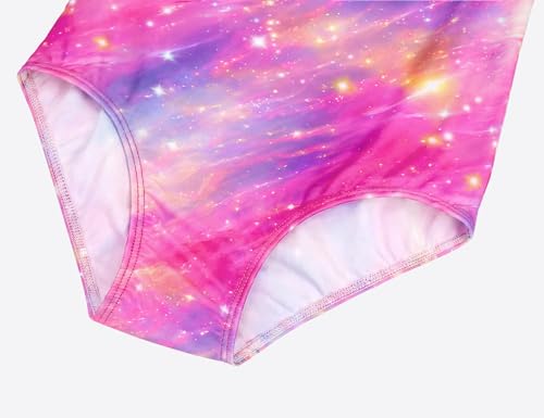 Image of Girls Swimsuits One-Piece Bathing Suits Multicolor Kids Sport Summer Beach Swimwear for 2-10 Years Old