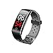 Smart Bracelet Q8S Negro/Gris Smart Watch Fitness Activity Waterproof IP68