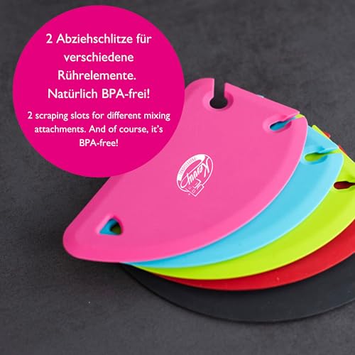 Kitty Professional 3 in 1 Profi-Teigkarte mit Abziehschlitzen zum Abstreifen, Portionieren… – Ansicht 6